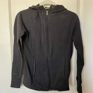 Tek Gear womens black zip up hoodie